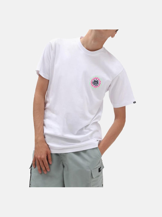 Vans Summer Camp Herren T-Shirt Kurzarm Weiß