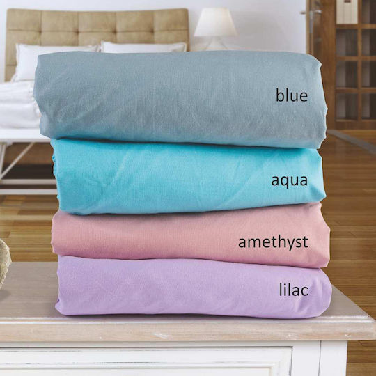Flamingo Flat Σεντόνι Μονό 160x250εκ. Blue