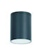 Aca Max Waterproof Outdoor Ceiling Spot GU10 in Gray Color LG2301GU10G