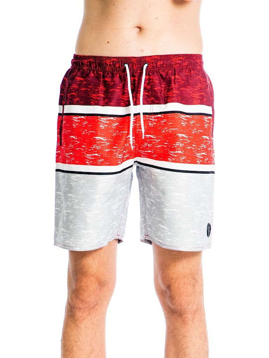 Costum De Baie Bărbați Pantaloni Scurți Multicolor Cu Dungi