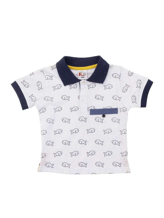 Funky Polo Λευκό