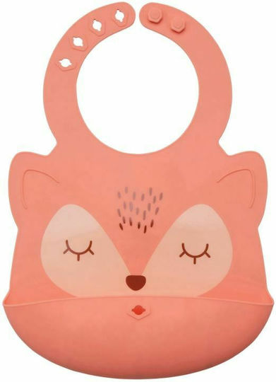 Tiny Twinkle Fox Водоустойчив Лигавник Силикон с бутон & Джоб Коралов за 4 за електронен магазин в категорията "Гризалки и облекчение при изрязване на зъби"