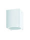 Aca Waterproof Outdoor Ceiling Spot GU10 in White Color LG2401GU10W