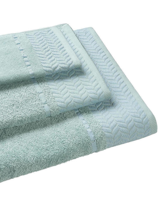 Madi Hand Towel Frond FROND MINT-30x50 30x50cm. Mint Weight 500gr/m²