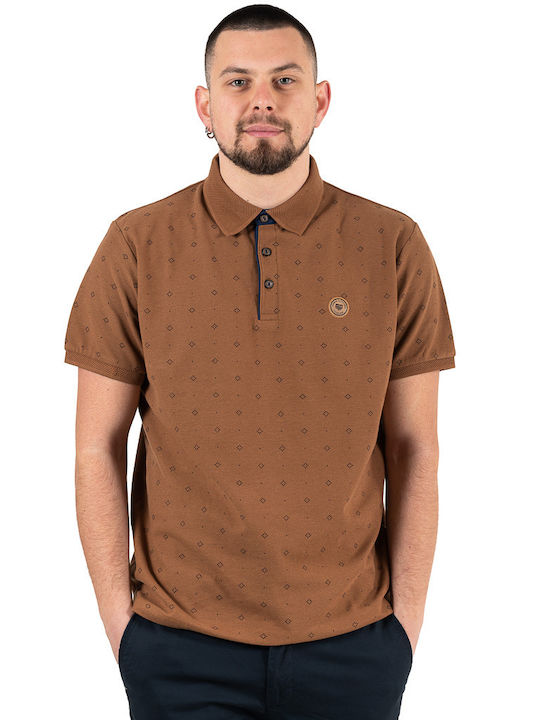 Double Polo T-shirt Camel