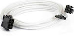 Phanteks 6+2 Pin PCIe - 6+2 Pin PCIe Cable 0.5m White (PH-CB8V_WT)