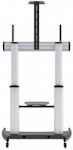 Manhattan Aluminum Heavy-Duty Height-Adjustable Multimedia 461672 TV Mount Floor up to 100" and 100kg