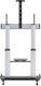 Manhattan Aluminum Heavy-Duty Height-Adjustable Multimedia 461672 TV Mount Floor up to 100" and 100kg