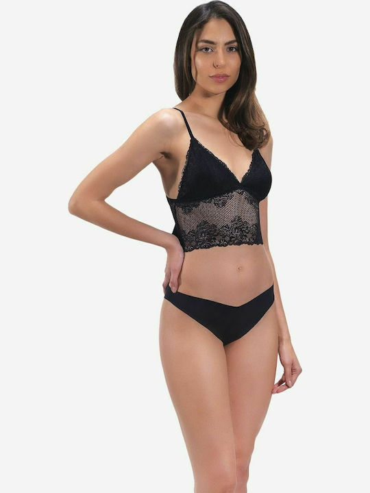 CottonHill Bralette Schwarz