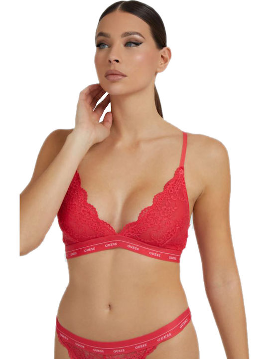 Guess Bralette Σουτιέν Red/Coral