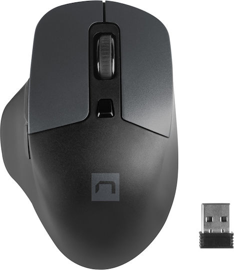 Natec Genesis Blackbird 2 Ασύρματο Ποντίκι Μαύρο