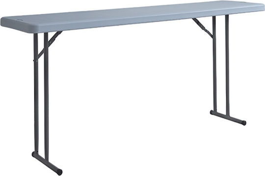 Tisch Verpflegung Bach Zusammenklappbar 183x46x74cm White