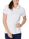 Women's Polo Blouse Short Sleeve White
