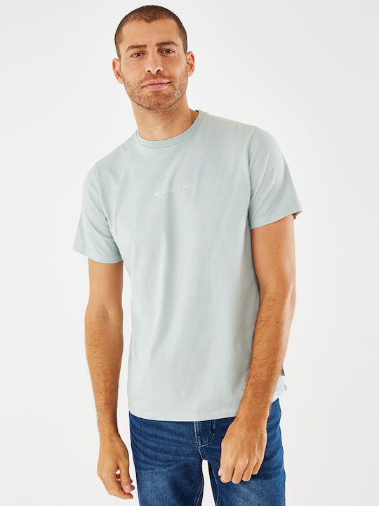 Mexx T-shirt Bărbătesc cu Mânecă Scurtă Grey Mint