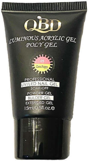QBD Luminous Acrygel Гел за изкуствени нокти Corn Poppy 15мл