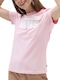 Vans Flying Γυναικείο T-shirt Orchid Pink με Στάμπα