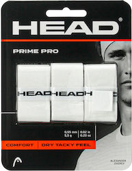 Head Prime Pro Overgrip Λευκό 3τμχ