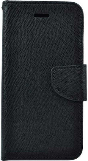 Fancy Book Piele artificială Negru (OnePlus Nord N10)