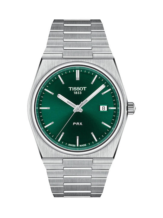 Tissot PRX Men's Watch 40mm Battery with Silver...