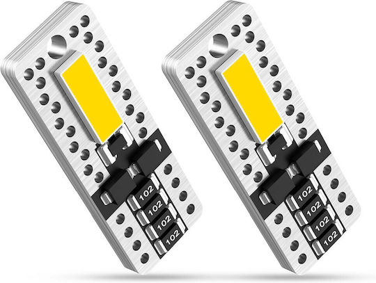 NovSight Lamps Car T10 Canbus LED 6000K Cold White 12V 2W 2pcs