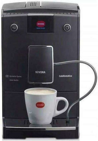Nivona Caferomatica 756 Automatische Espressomaschine 1450W Druck 15bar mit Mahlwerk Schwarz
