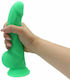Chisa Novelties Carl.L Ρεαλιστικό Dildo με Όρχεις και Βεντούζα Green 32.6cm