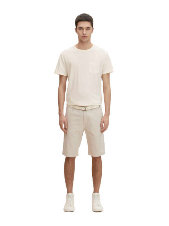 Tom Tailor 204 Yarn Dyed Men's Shorts Chino Beige