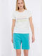 Funky Buddha Feminin Sport Tricou Alb