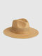 GAP Fedora Γυναικείο Ψάθινο Καπέλο Panama Μπεζ