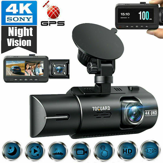 Toguard CE67 Autodigitale Videorekorder Mit Bildschirm 3" GPS