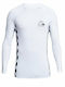 Quiksilver Arch Ανδρική Μακρυμάνικη Αντηλιακή Μπλούζα Λευκή