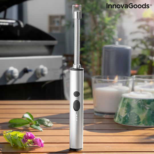 InnovaGoods Αναπτήρας Ηλεκτρικός σε Ασημί χρώμα