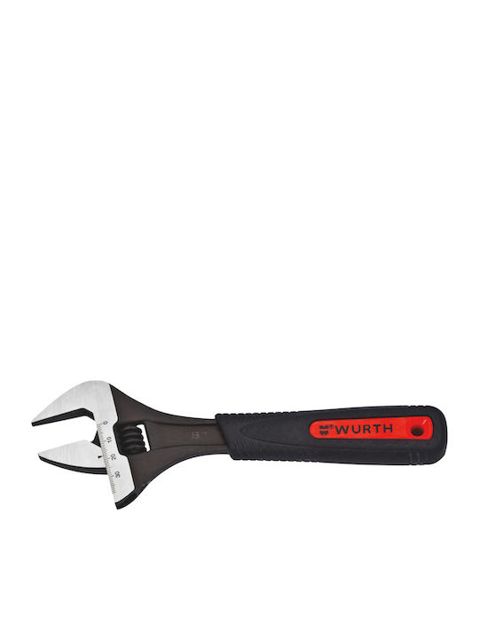 Wurth French Wrench with Adjustable Opening 34mm and Anti-Slip Handle 176mm