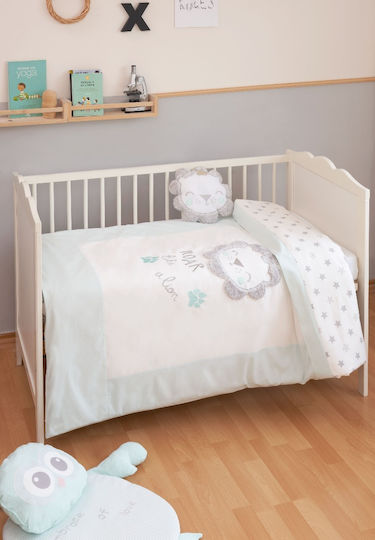 Bi Baby Set Für Krippe Lion Grün 4Stück