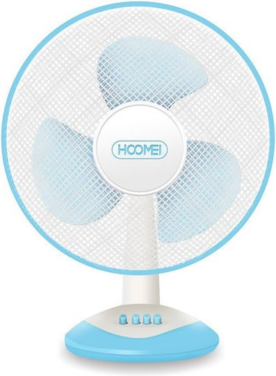 Hoomei Tischgerät Ventilator 40W Lüfterdurchmesser 40cm Blau
