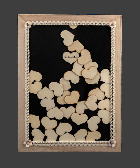 La Vista Wedding Drop Wishes Frame Beige
