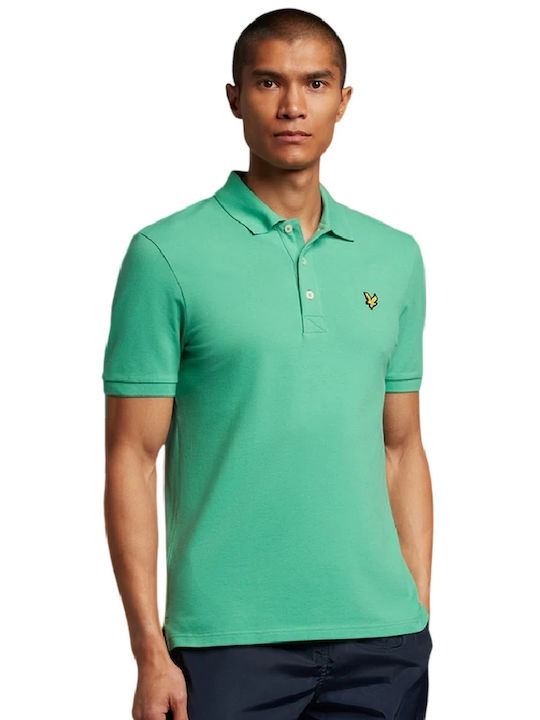 Lyle and Scott Ανδρικό T-shirt Polo Πράσινο