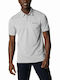 Nelson Point Polo Short Sleeve Blouse Light Gray