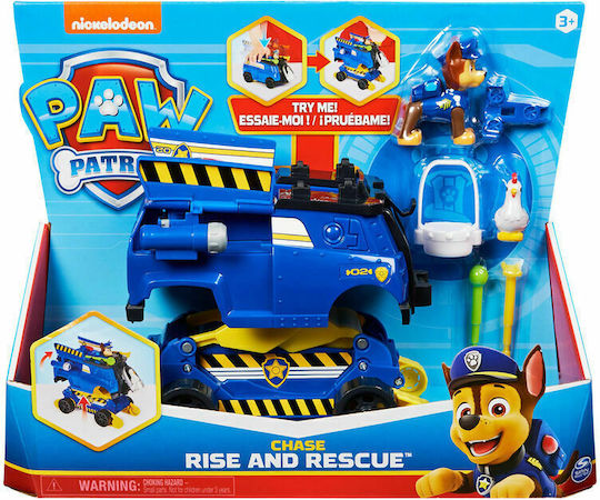 Spin Master Rise and Rescue Paw Patrol Chase with Vehicle for 3+ Years (Miscellaneous Designs)