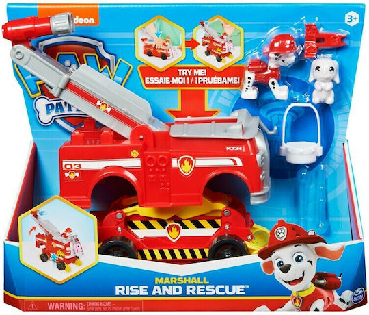 Spin Master Rise and Rescue Marshall with Vehicle Paw Patrol Rise and Rescue Marshall for Age 3+