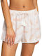 Roxy Salty Tan Women's Shorts Beachwear White
