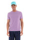 Guess Herren T-Shirt Kurzarm Lilac