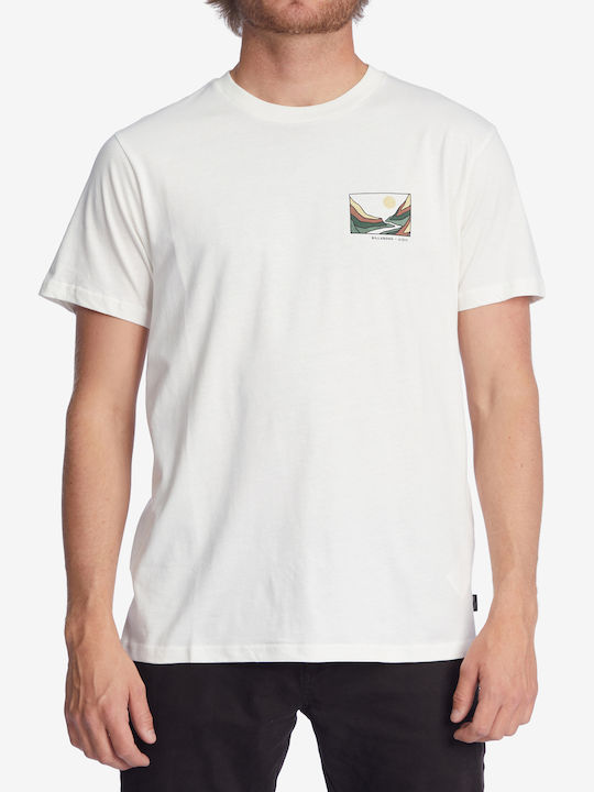 Billabong Gateway T-shirt Bărbătesc cu Mânecă Scurtă Alb