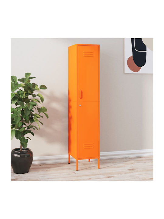 Kleiderschrank Büro mit Schloss Πορτοκαλί 35x46...