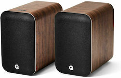 Q-Acoustics M20 Pair of Hi-Fi Speakers Bookself 130W 2 No of Drivers W17xD29.6xH27.9cm. Walnut