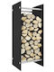 vidaXL Glas Regal Holzlagerung 40x35x100cm