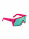 Spy Monolith Men's Sunglasses with Pink Plastic Frame and Turquoise Mirror Lens 6700000000151