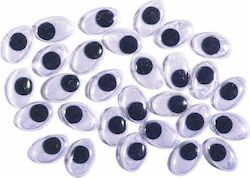 Oval oval eyes 15mm 100pcs Meyco