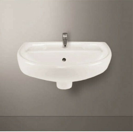 Inter Ceramic ICC 4030 An der Wand montiert Wandhängendes Waschbecken Porzellan 42x31.5x16cm Weiß