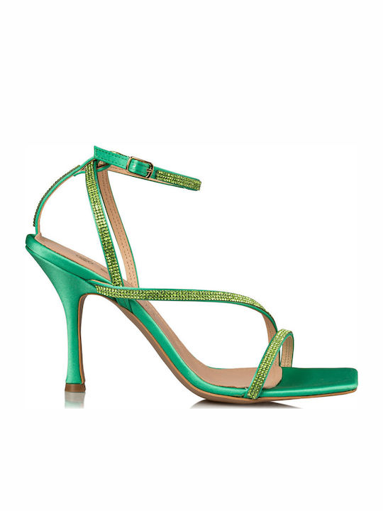Envie Shoes Υφασμάτινα Πέδιλα Πράσινα